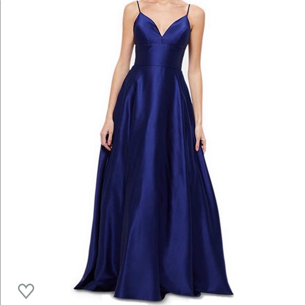 NWT Betsy and Adam Royal Blue Ballgown